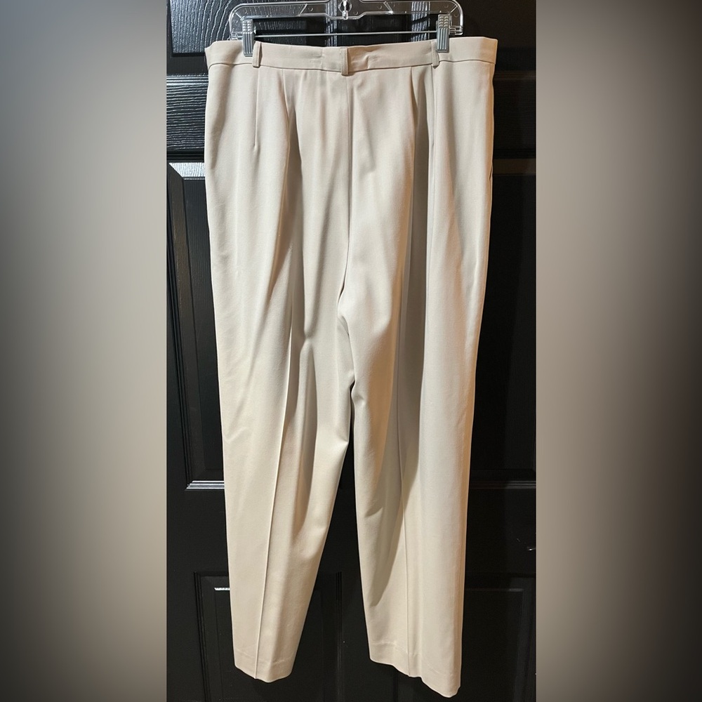 Talbots Classic Cream Women's Trousers - Picture 4 of 9